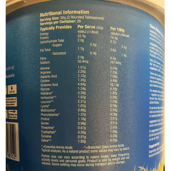 Ezy Protein, Vegan Protein Powder, Berry, 800g