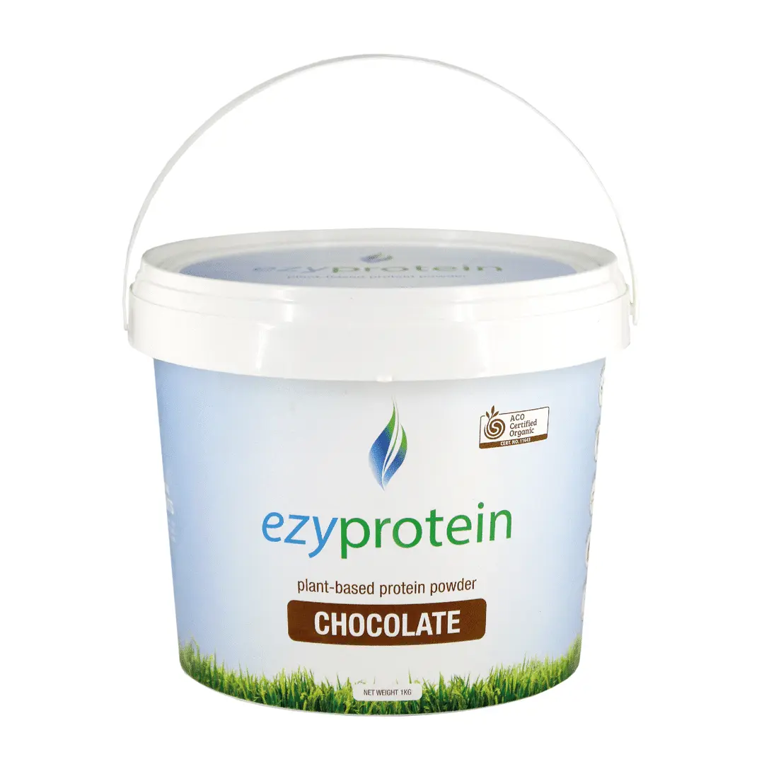 Ezy Protein, Vegan Protein Powder, Chocolate, 1kg