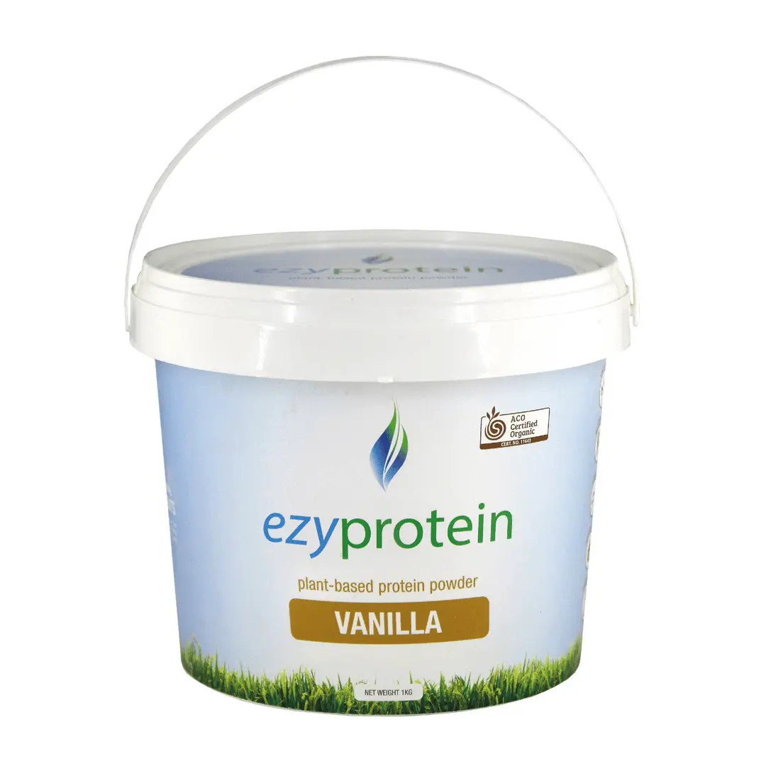 Ezy Protein, Vegan Protein Powder, Vanilla, 1kg