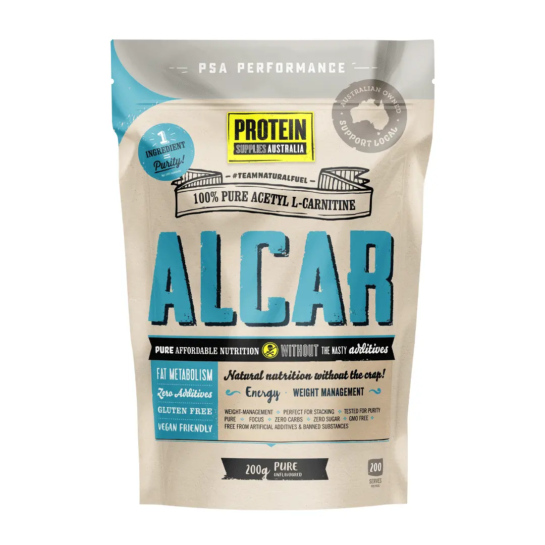 Protein Supplies Australia, ALCAR (Acetyl-L-Carnitine), 200g