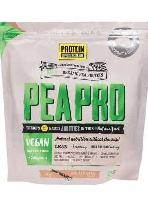Protein Supplies Australia, Pea Protein Vanilla, 1kg