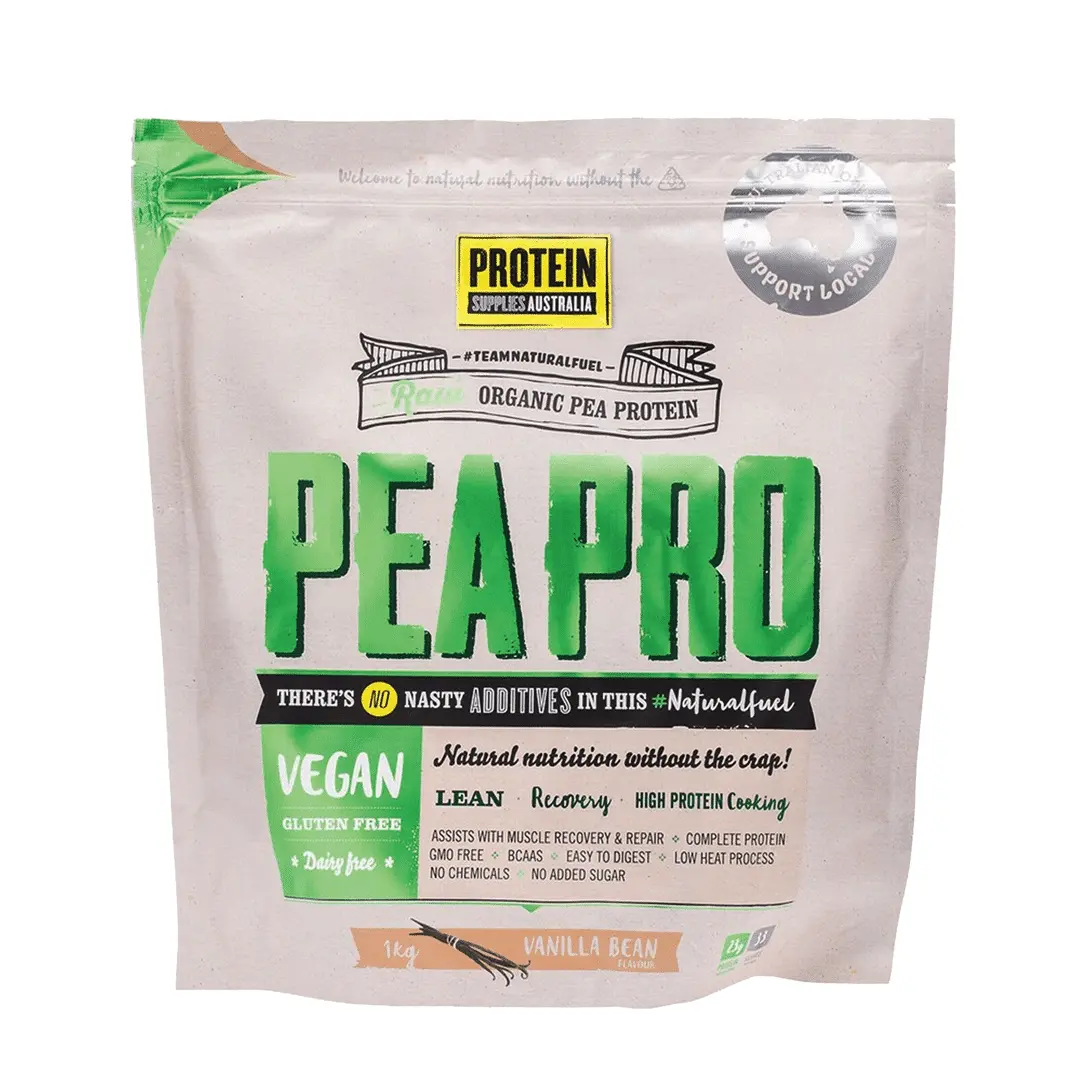 Protein Supplies Australia, Pea Protein Vanilla, 1kg