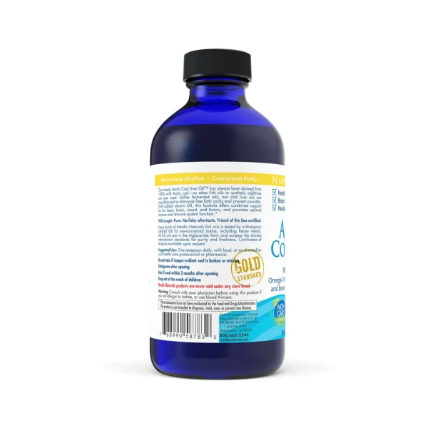 Arctic Cod Liver Oil (Lemon flavour) , Omega-3 Fish Oils