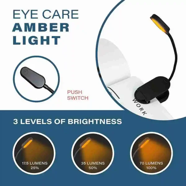 NoBlue, Amber Book Light