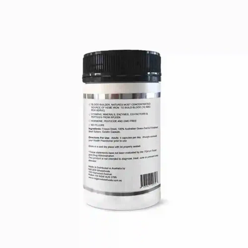 NXGEN Wholefoods, Grass Fed Beef Spleen Capsules, 160 capsules