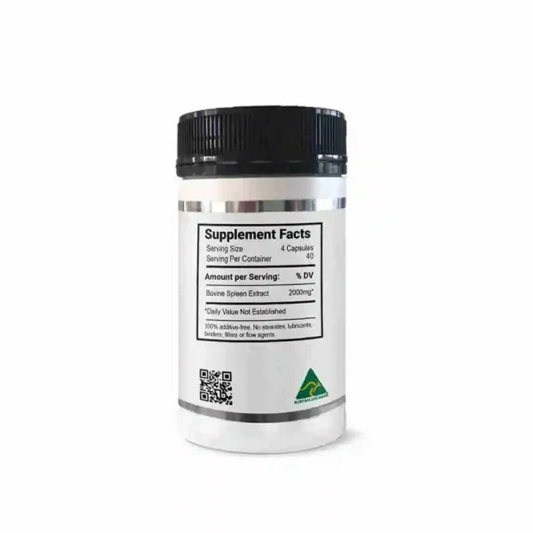 NXGEN Wholefoods, Grass Fed Beef Spleen Capsules, 160 capsules