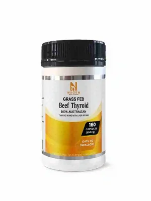 NXGEN Wholefoods, Grass Fed Beef Thyroid Capsules 500mg, 160 capsules