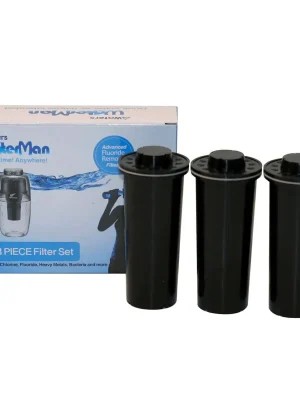 Waters Co, 3 Piece Replacement Filter set for Mini Portable / MyWater Jug
