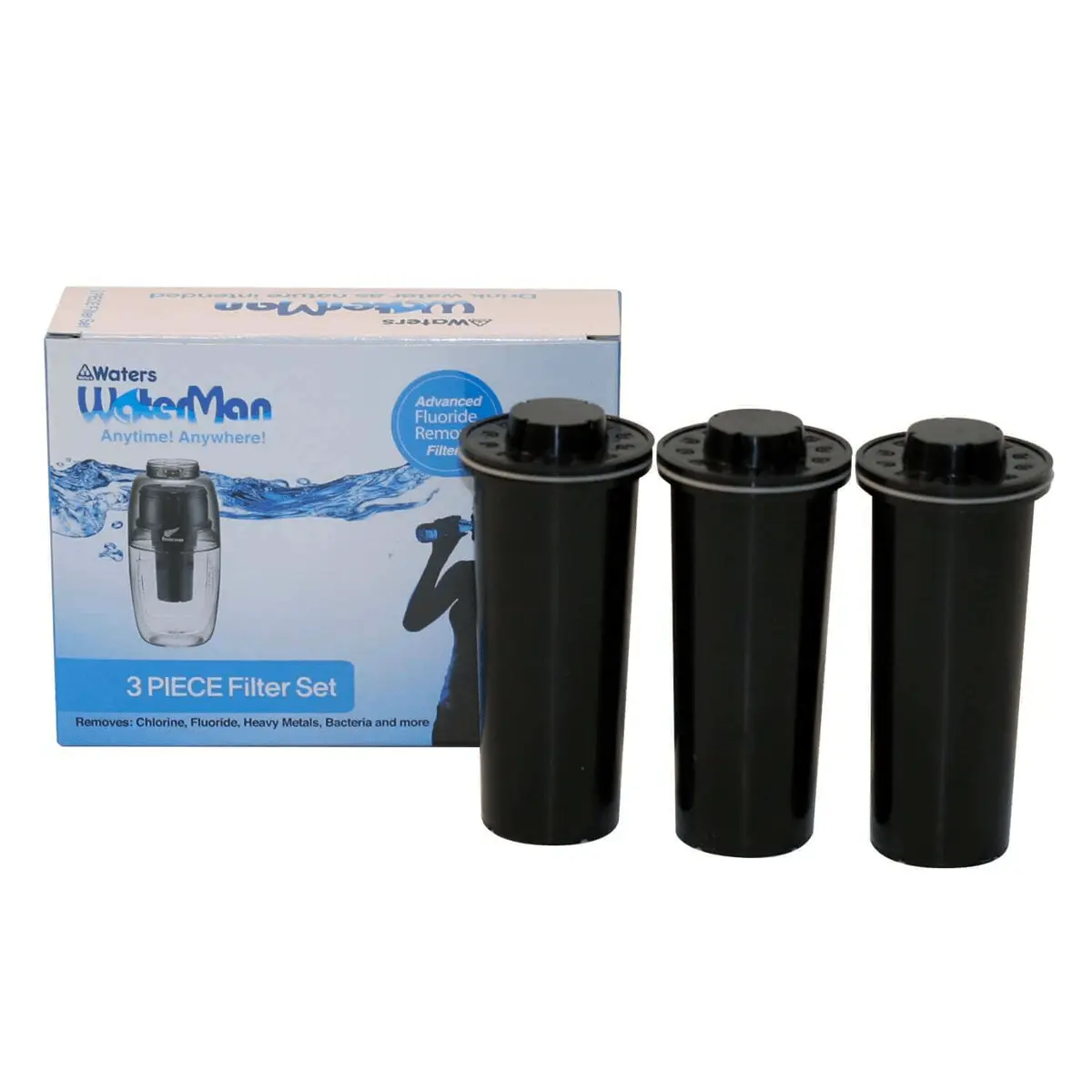 Waters Co, 3 Piece Replacement Filter set for Mini Portable / MyWater Jug