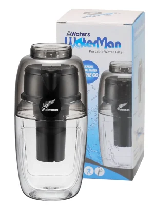 Waters Co, Waterman Mini Portable, 600ml, Colour Black