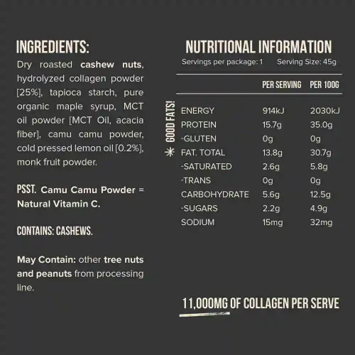 Chief, Collagen Protein Bar, 45g