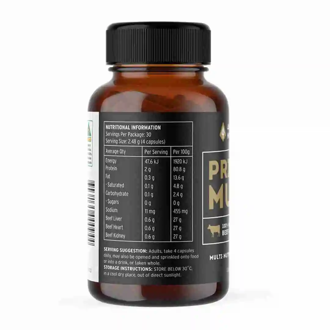 Ancestral Nutrition, Primal Multi (Beef Liver, Heart Kidney), 120 Capsules