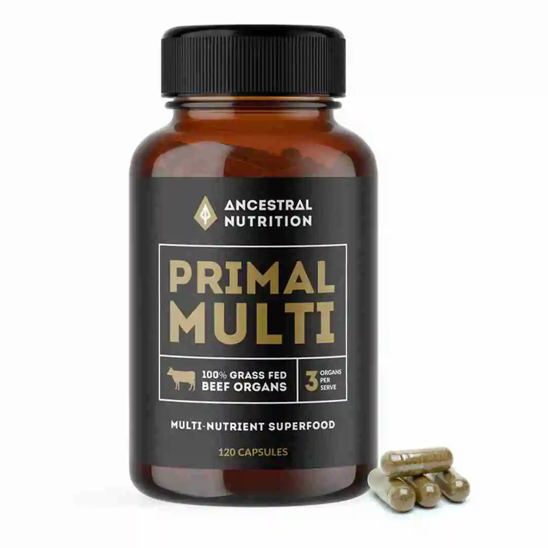 Ancestral Nutrition, Primal Multi (Beef Liver, Heart Kidney), 120 Capsules