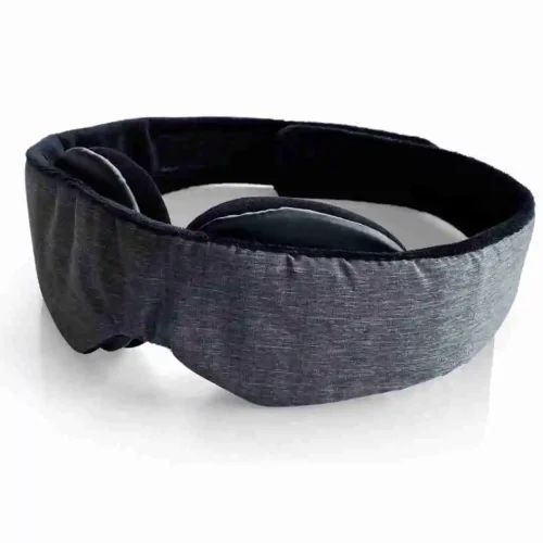 Block Blue Light, Deluxe Delta Sleep Mask - 100% Light Blocking