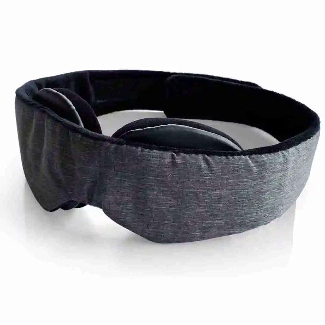 Block Blue Light, Deluxe Delta Sleep Mask - 100% Light Blocking