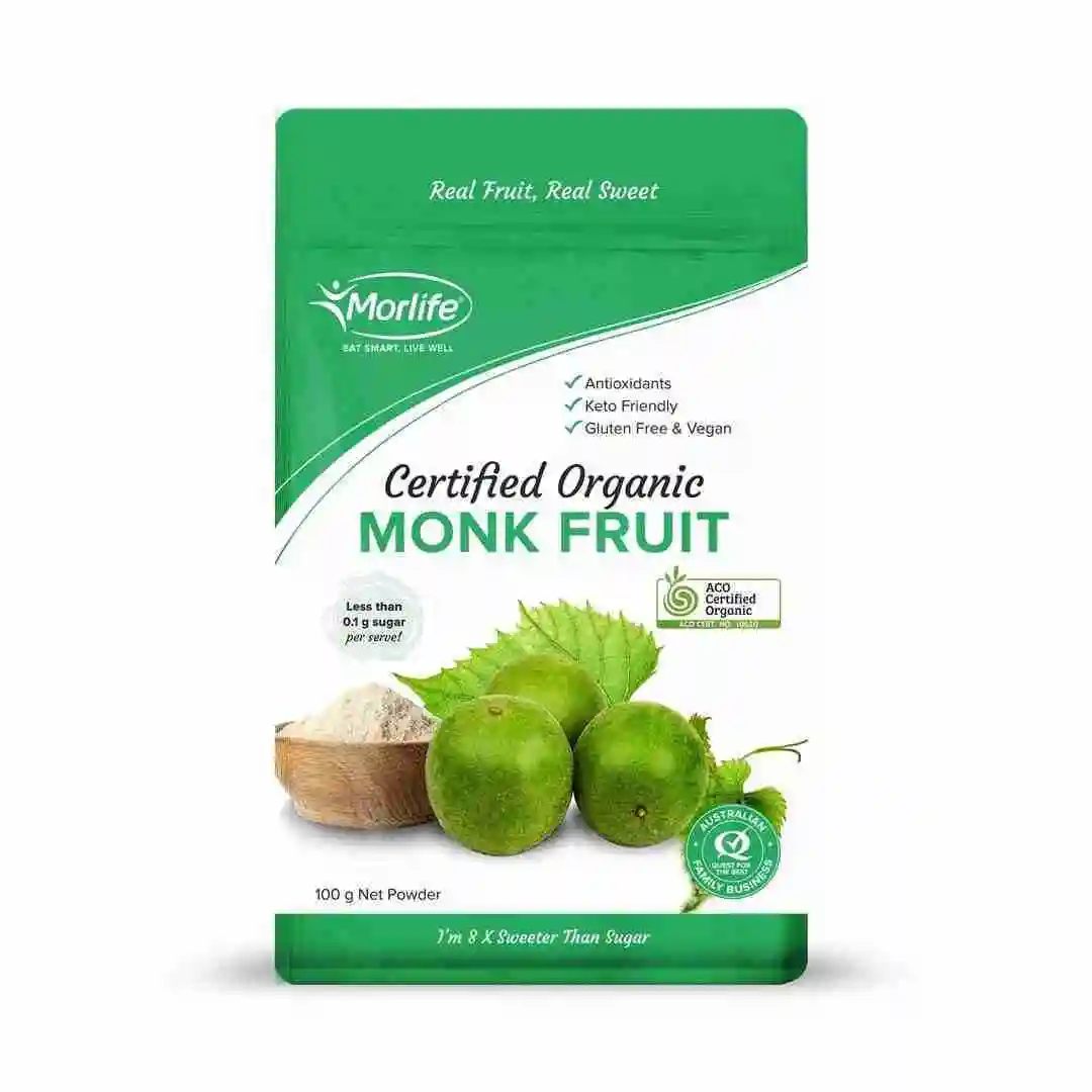 Morlife, Monkfruit Powder, 100g