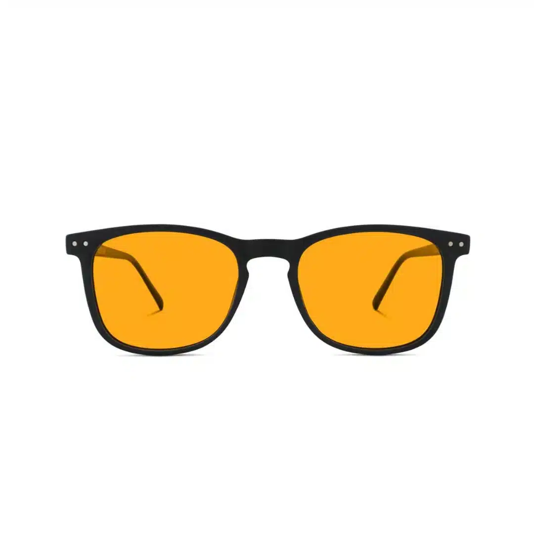 Block Blue Light, SunDown Taylor Blue Blocking Glasses - Black
