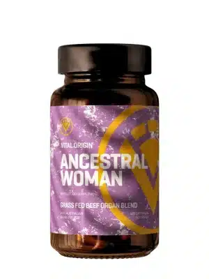 Vital Origin, Ancestral Woman Beef Organ Blend 500mg, 120 Capsules