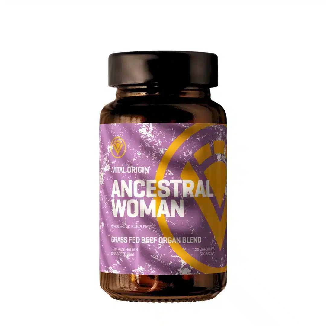 Vital Origin, Ancestral Woman Beef Organ Blend 500mg, 120 Capsules