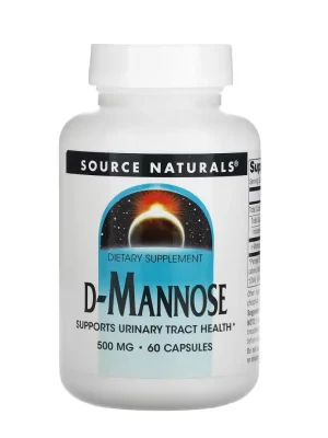Source Naturals, D-Mannose, 60 Capsules