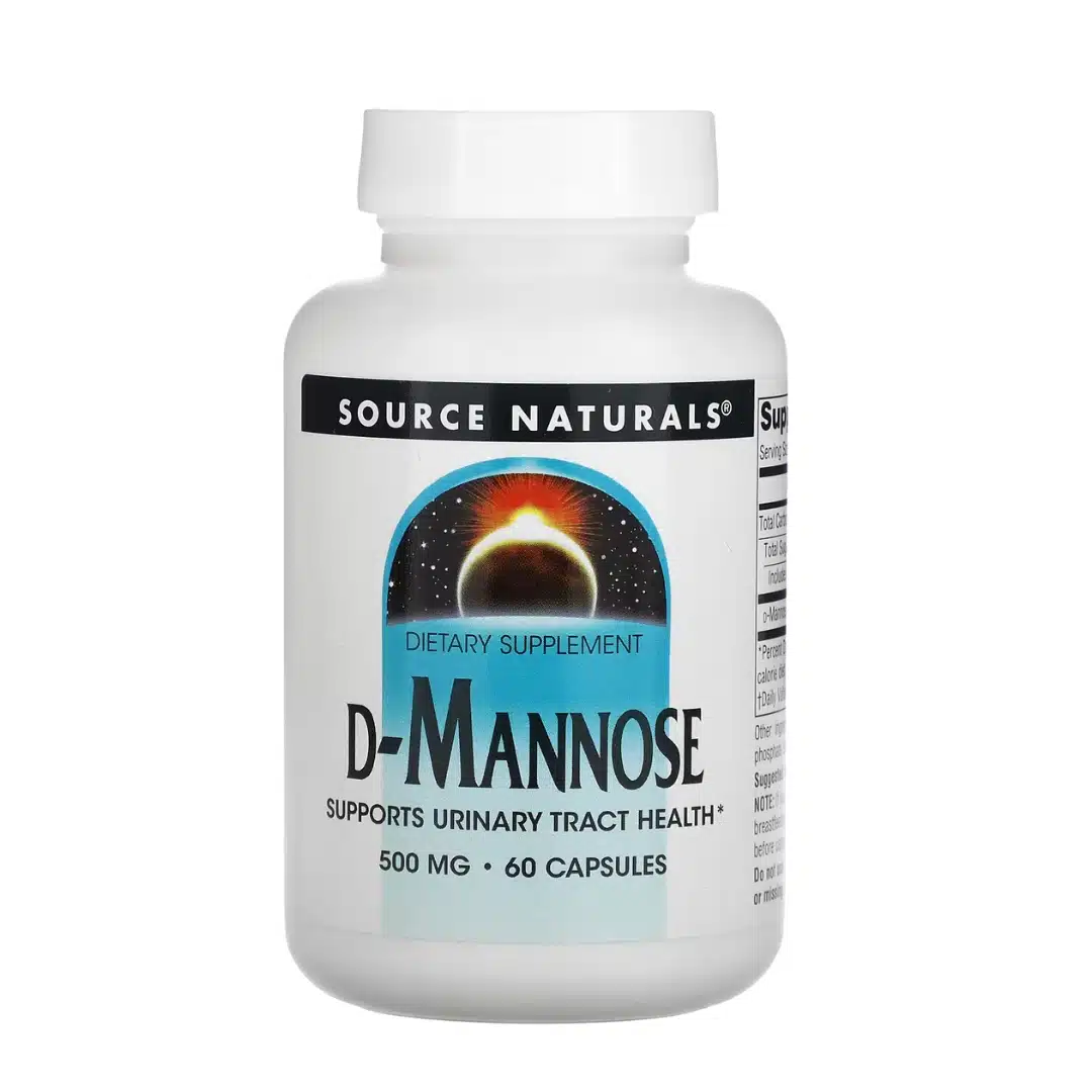 Source Naturals, D-Mannose, 60 Capsules