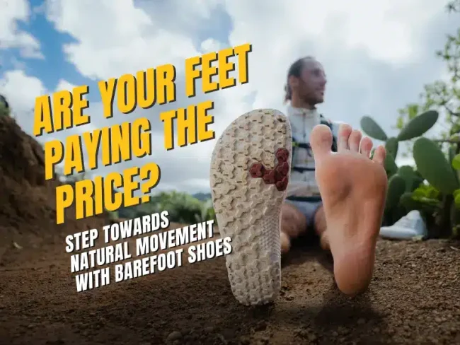 Minimalist barefoot shoes promoting natural foot movement for improved foot health and overall well-being.