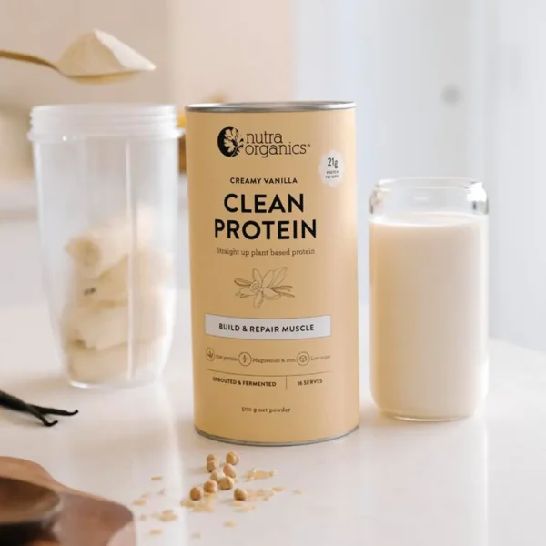 Nutra Organics, Clean Protein - Creamy Vanilla