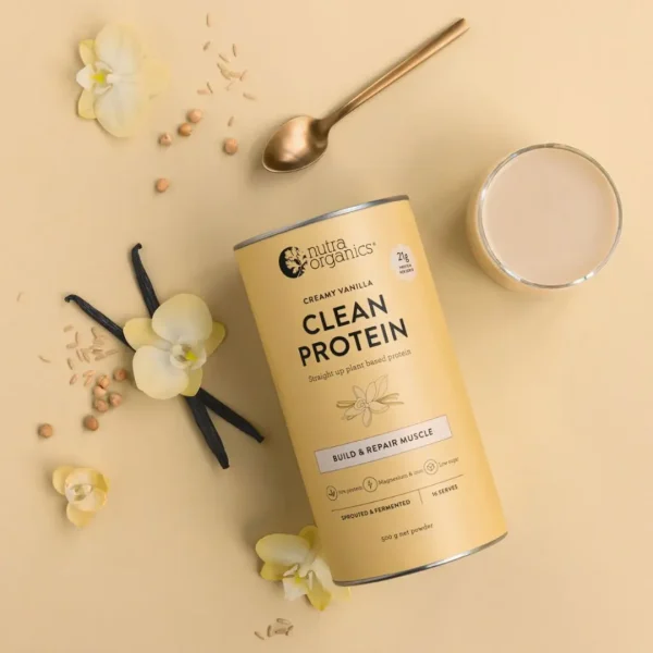 Nutra Organics, Clean Protein - Creamy Vanilla