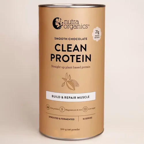 Nutra Organics, Clean Protein - Smooth Chocolate