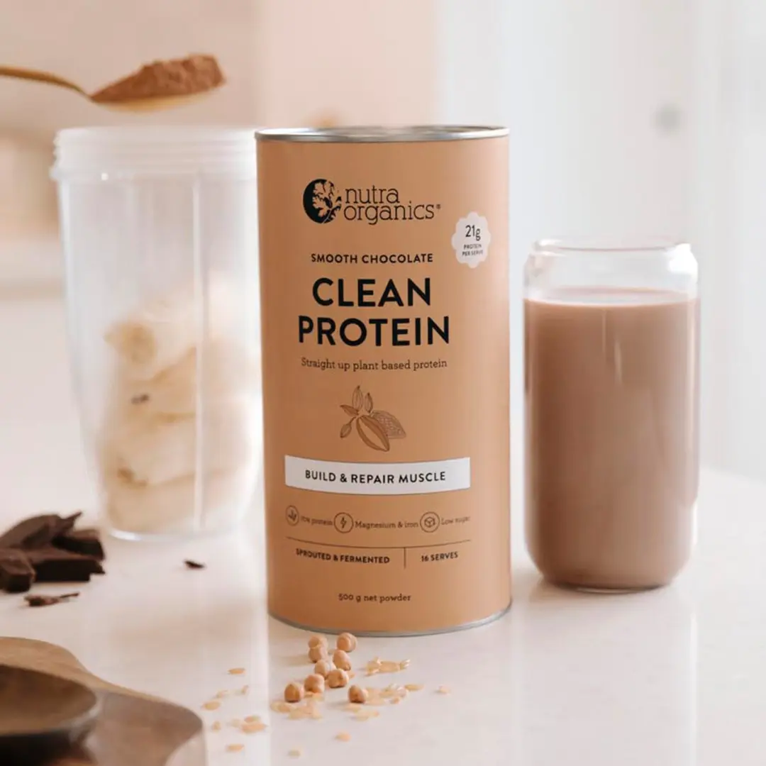 Nutra Organics, Clean Protein - Smooth Chocolate