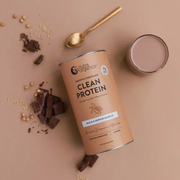 Nutra Organics, Clean Protein - Smooth Chocolate