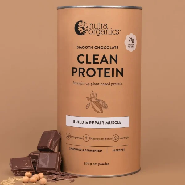 Nutra Organics, Clean Protein - Smooth Chocolate