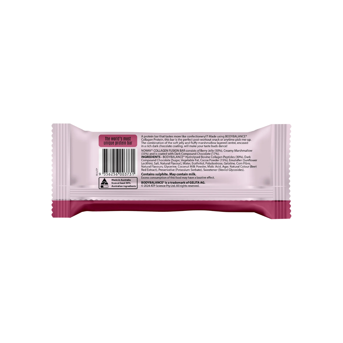 ATP Science, NOWAY® Collagen Jelly Mallow Fusion Bar, 60g