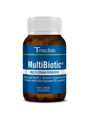 Bioglan Medlab, Multibiotic, 60c