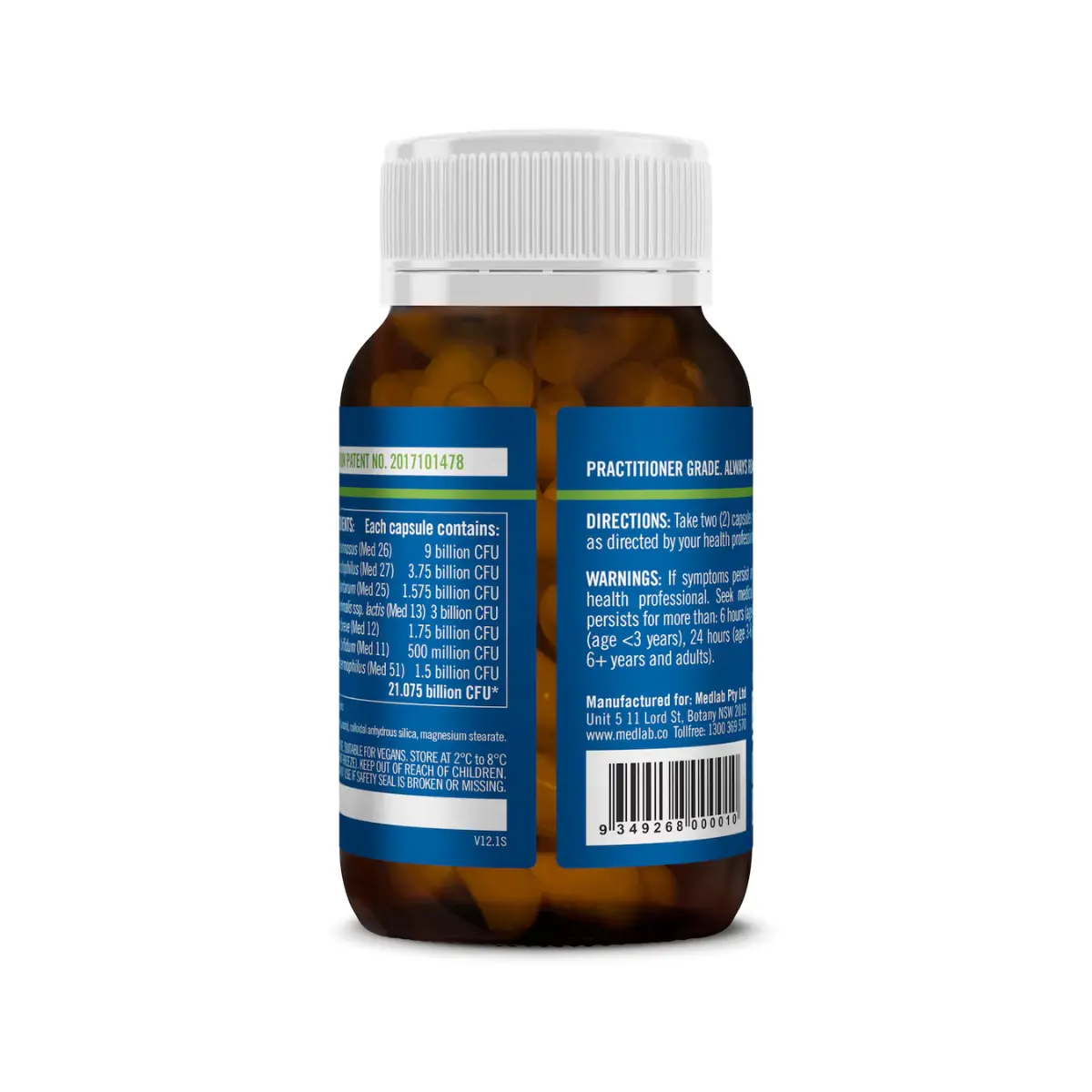 Bioglan Medlab, Multibiotic, 60c
