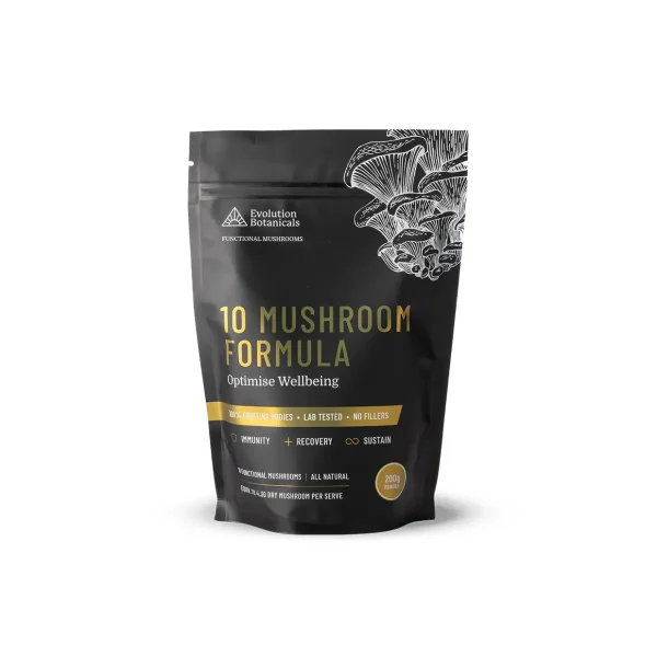 Evolution Botanicals, 10 Mushroom Formula, 100g
