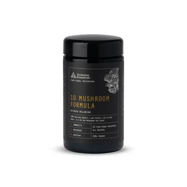 Evolution Botanicals, 10 Mushroom Formula, 100g