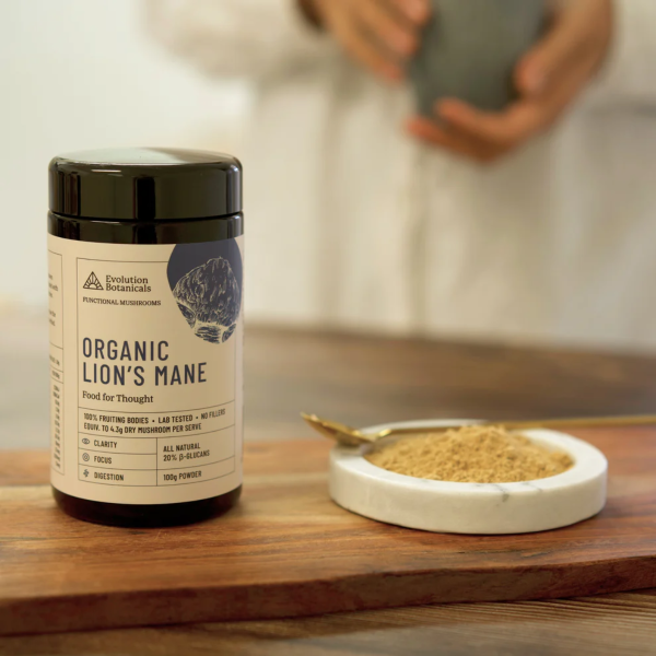 Evolution Botanicals, Organic Lion’s Mane, 100g