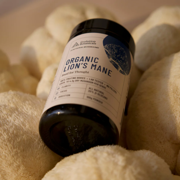 Evolution Botanicals, Organic Lion’s Mane, 100g