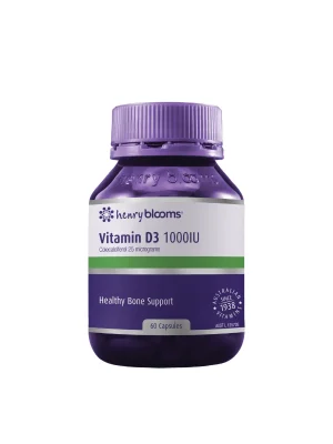 Henry Blooms, Vitamin D3 1000IU, 200c