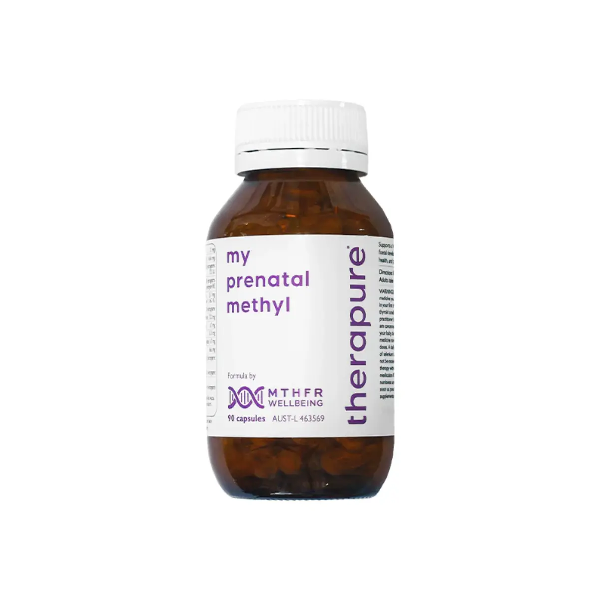 MTHFR Wellbeing, My Prenatal Methyl, 90c