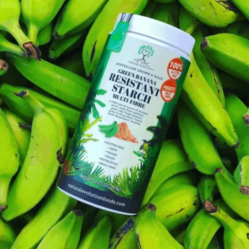 Natural Evolution, GH+ Green Banana Resistant Starch 3-in-1 Multifibre, 400g