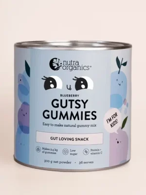 Nutra Organics, Gutsy Gummies Blueberry, 150g