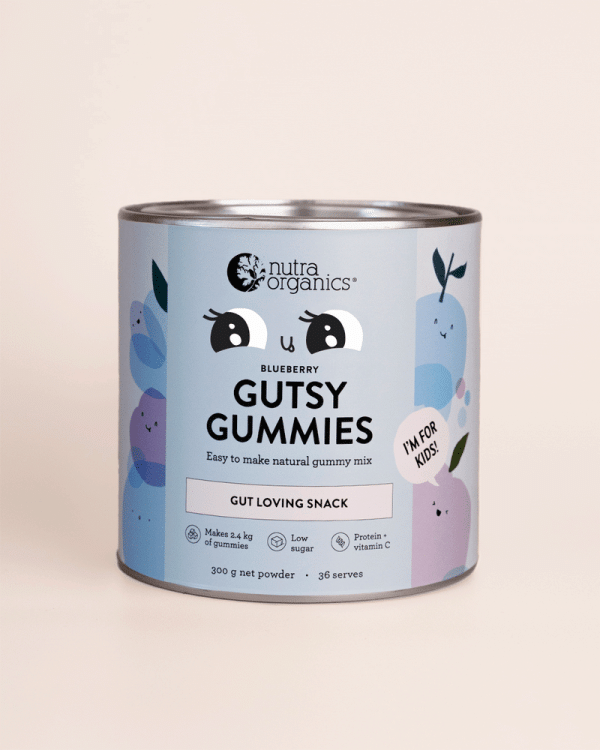 Nutra Organics, Gutsy Gummies Blueberry, 150g