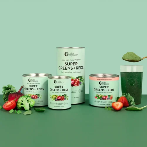 Nutra Organics, Super Greens + Reds, 150g