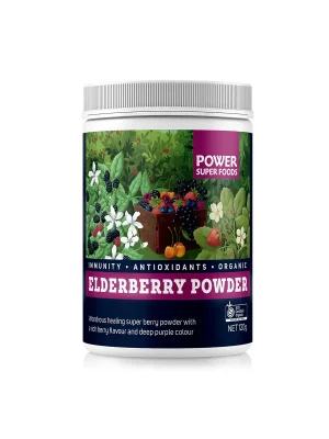 Power Super Foods, Elderberry Powder, 60g