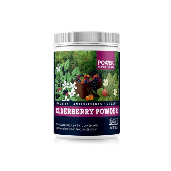 Power Super Foods, Elderberry Powder, 60g