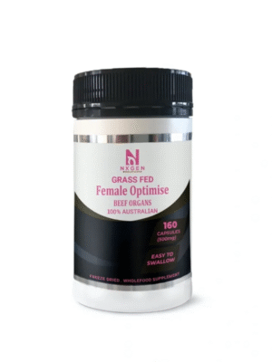 NXGEN Wholefoods, Grass Fed Female Optimise 500mg, 160 capsules
