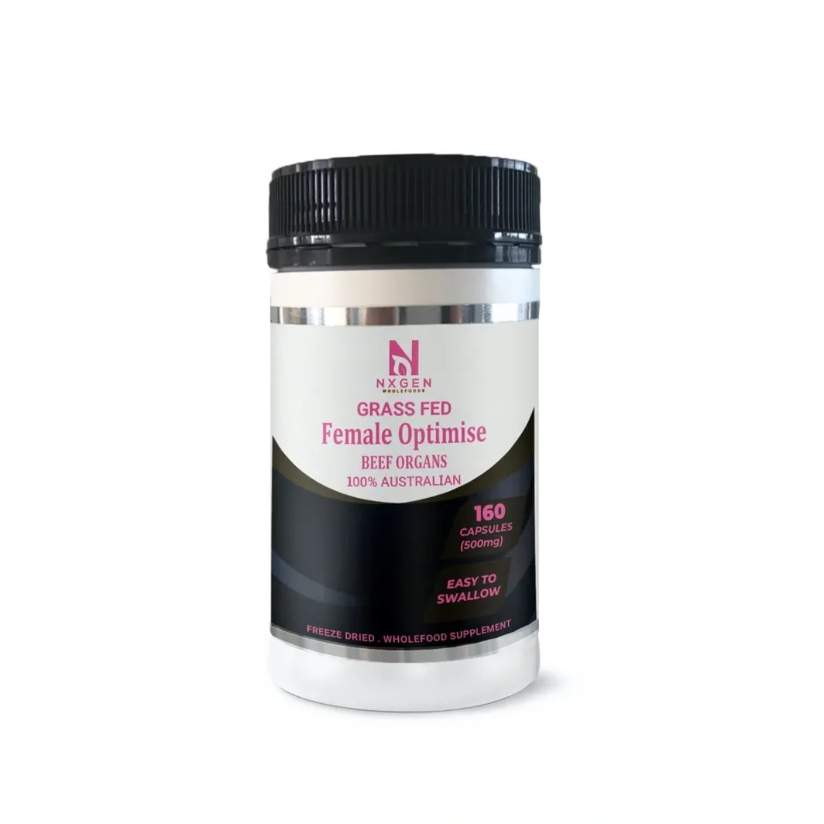 NXGEN Wholefoods, Grass Fed Female Optimise 500mg, 160 capsules