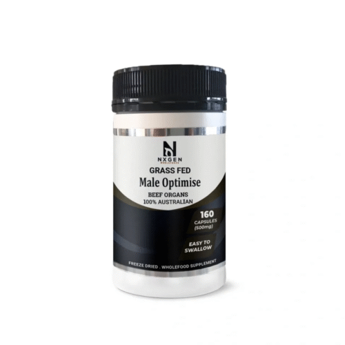 NXGEN Wholefoods, Grass Fed Male Optimise 500mg, 160 capsules